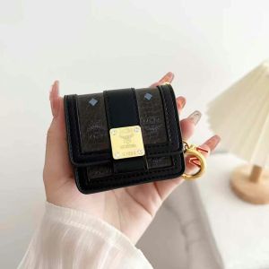 MCM Airpods Case In Heritage Visetos Black