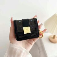 MCM Airpods Case In Heritage Visetos Black